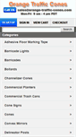 Mobile Screenshot of orange-traffic-cones.com